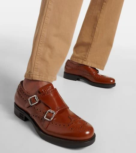 Miu Miu x Church’s Double Monk leather brogues 7
