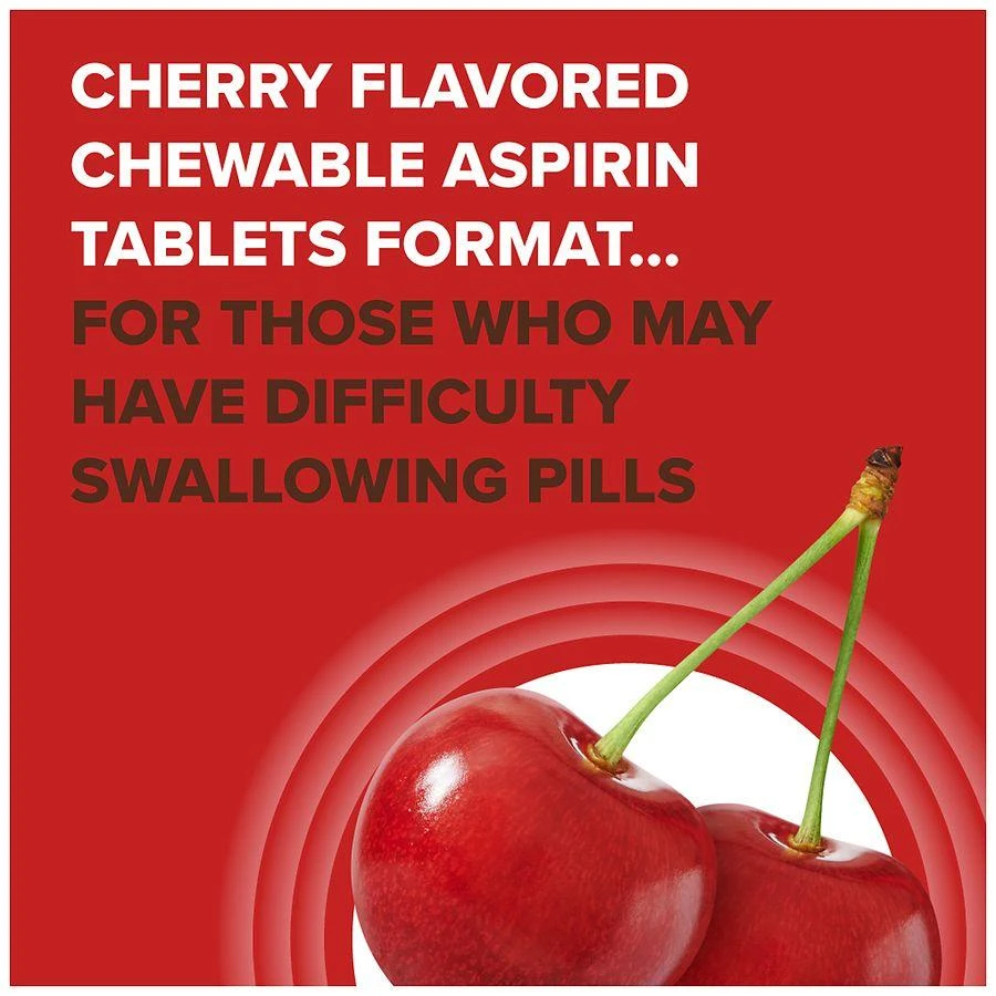 Bayer Chewable Low Dose Aspirin Cherry 5