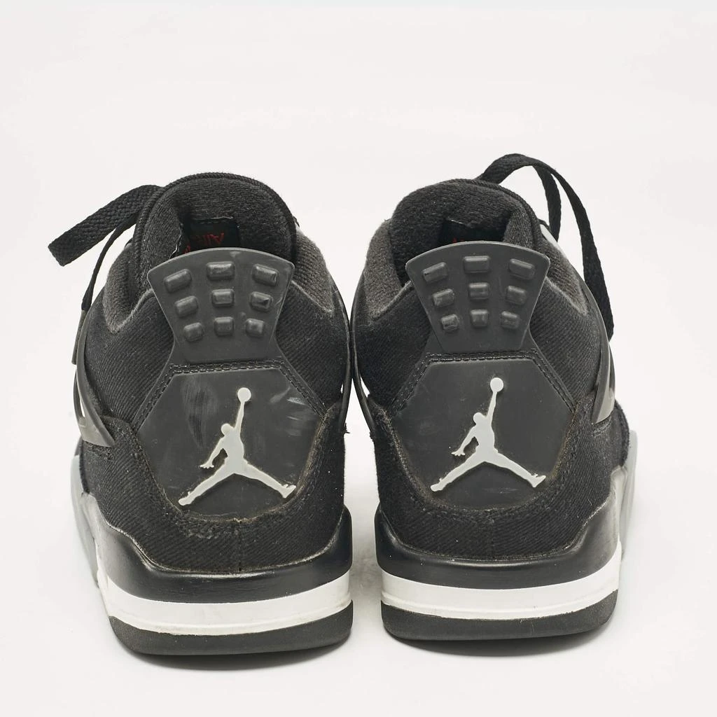 Air Jordans Air Jordans Black Canvas Jordan 4 Retro SE Sneakers Size 41 5