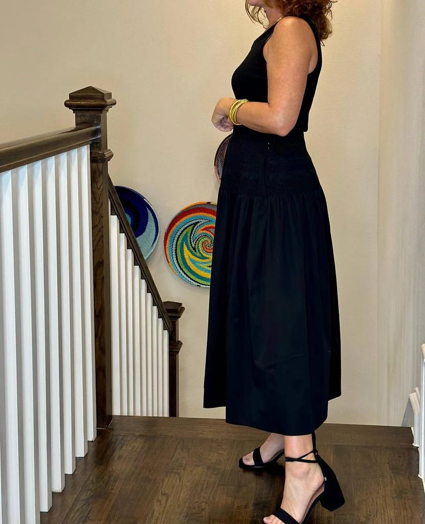 chinese dress ladies Noemi Strapless Dress in Black main image 1
