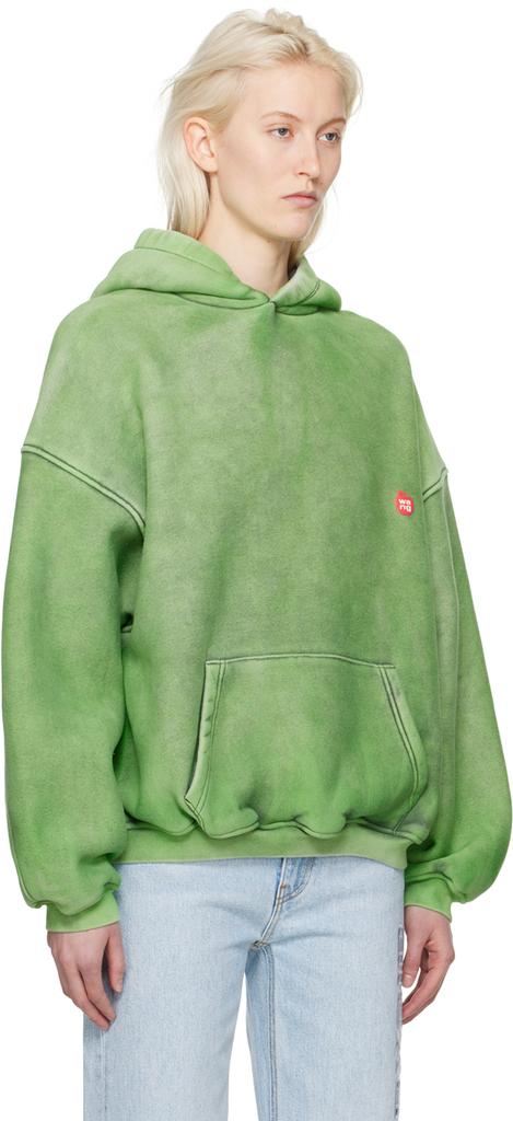 Alexander Wang Green Puff Hoodie