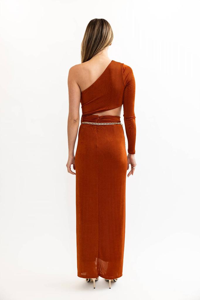 Ronny Kobo Torn By Ronny Kobo - Everleigh One Shoulder Cut Out Dress