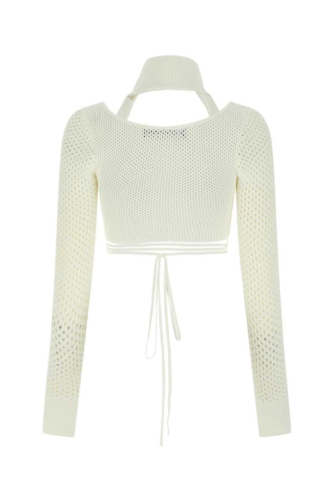 Andrea Adamo Andrea Adamo Meshed Cropped Top