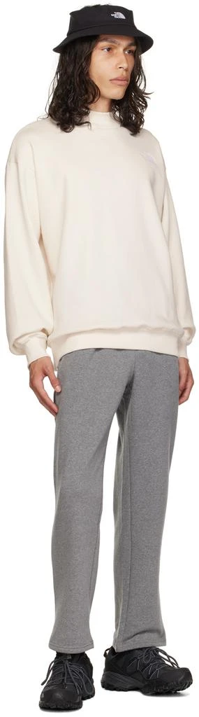The North Face Gray Embroidered Sweatpants 4