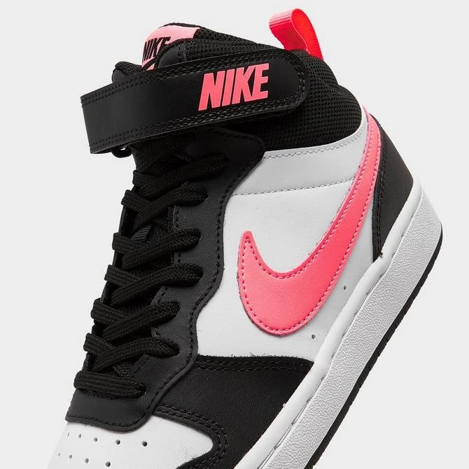 NIKE Girls' Big Kids' Nike Court Borough Mid 2 Casual Shoes 3