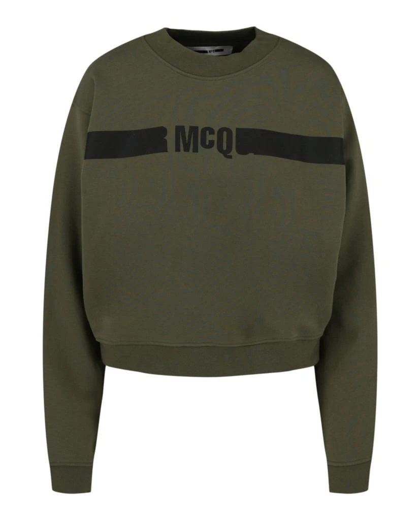 McQ Alexander McQueen Logo Cropped Sweatshirt 1