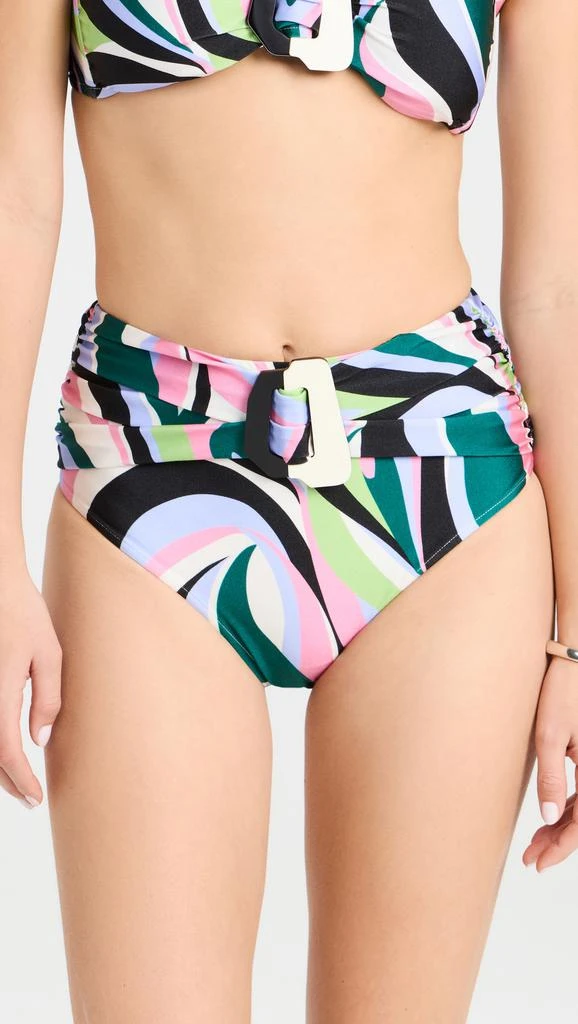 PatBO Delos High Waist Bikini Bottoms 1