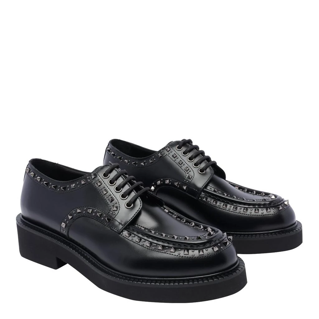 Valentino Valentino Garavani Studded Lace-Up Loafers 2