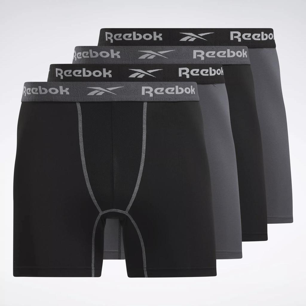 Reebok Men's Performance Boxer Briefs 4 Pack