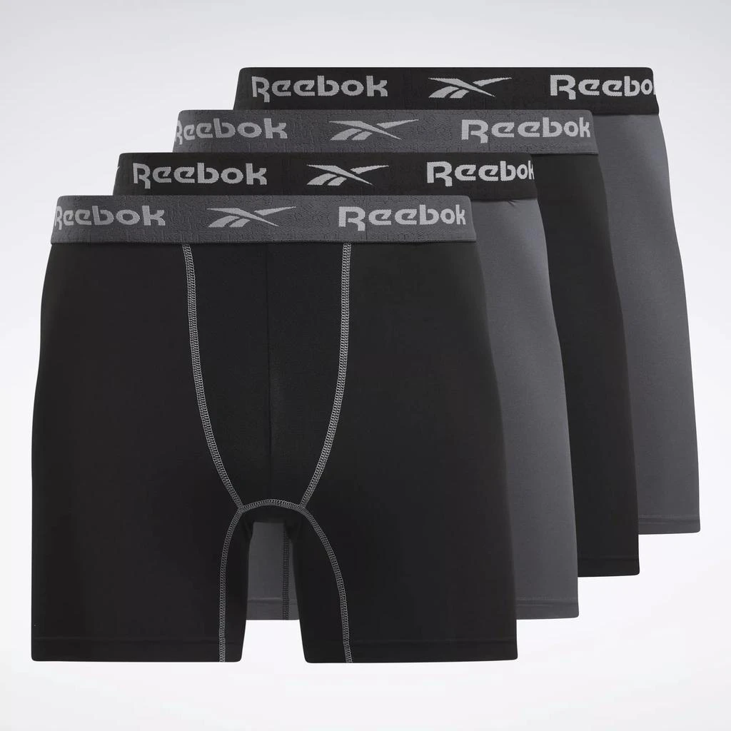 Reebok Men's Performance Boxer Briefs 4 Pack 1