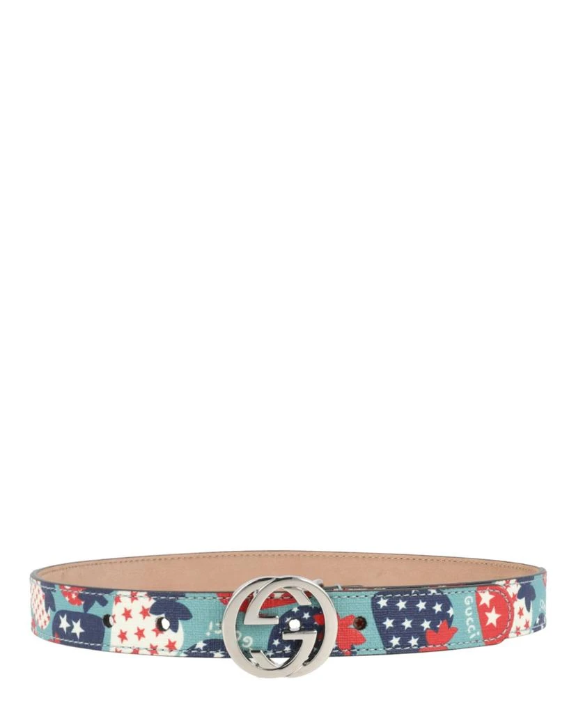 Gucci Strawberry Printed Belt 1