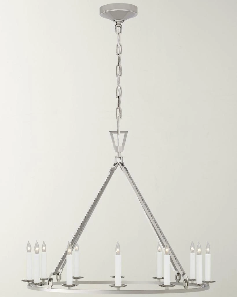 Chapman & Myers Darlana Medium Single Ring Chandelier By Chapman & Myers 1