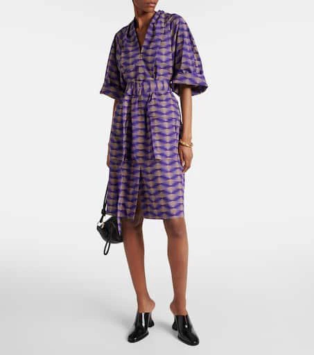 Dries Van Noten Printed cotton poplin minidress 7
