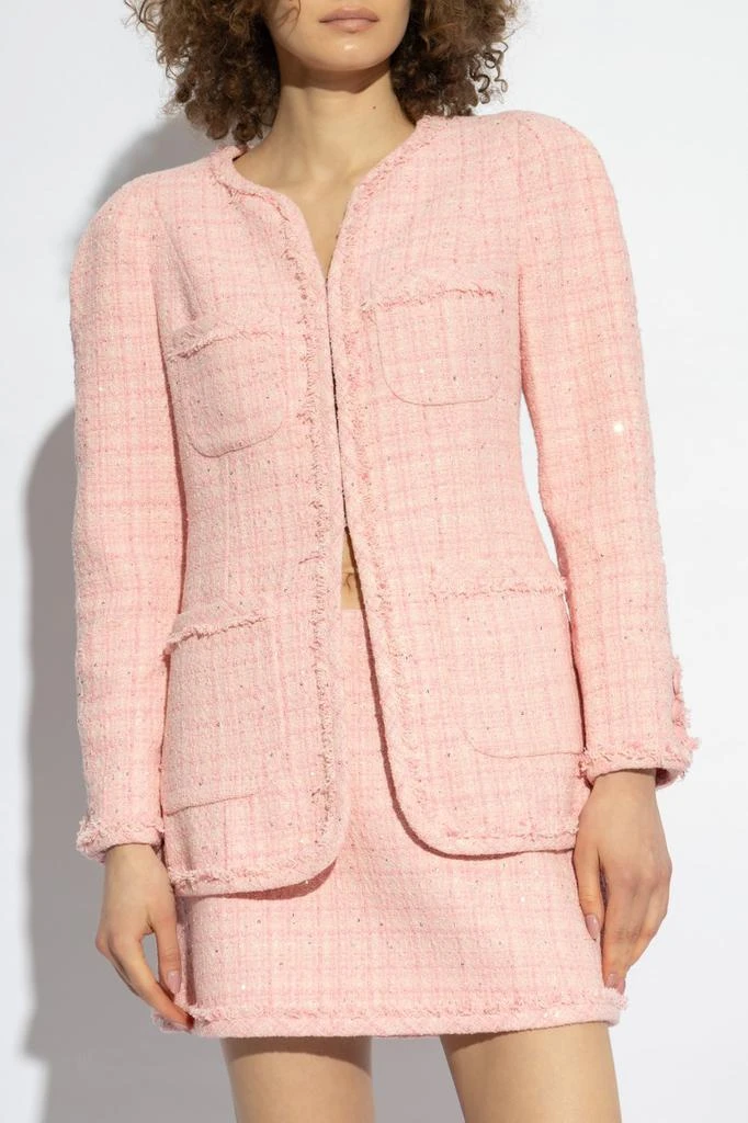 LOVESHACKFANCY LoveShackFancy Tweed Blazer Adrina Style 3