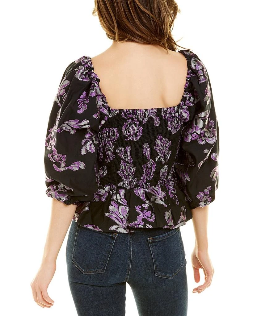 Tanya Taylor Emma Silk-Blend Top 2