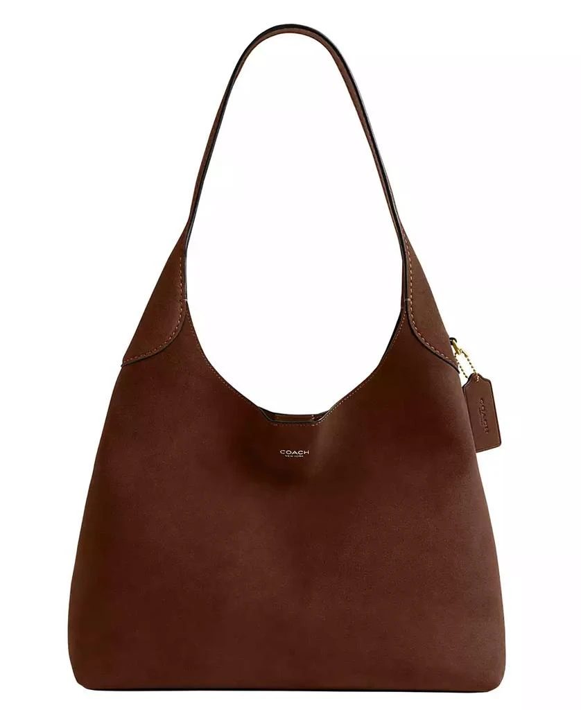 Coach Brooklyn Large Suede Shoulder Bag 34