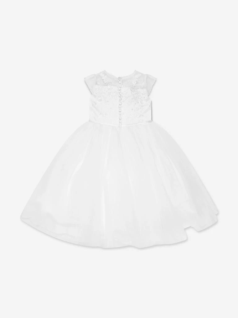 Sarah Louise Sarah Louise Girls Ceremonial Ballerina Length Dress in White 2