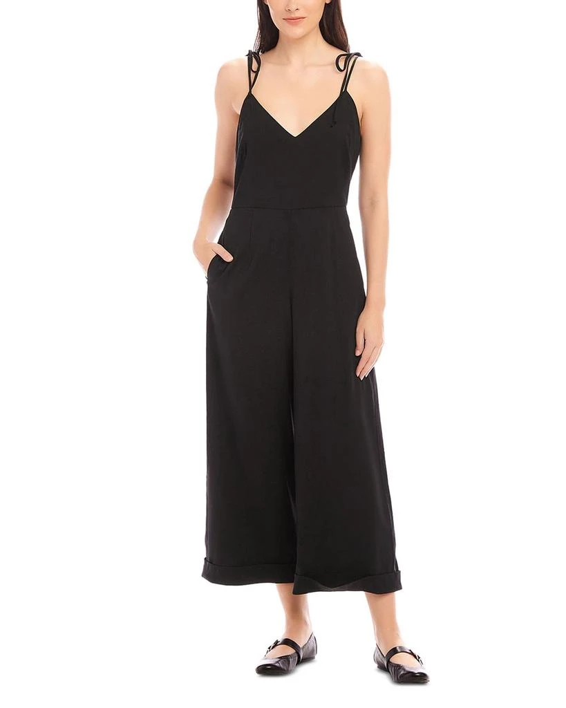Fifteen Twenty Dana Cropped Wide Leg Jumpsuit 1