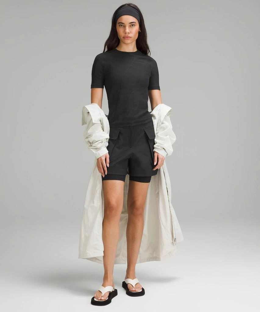 lululemon Asymmetrical Ribbed Cotton T-Shirt 1