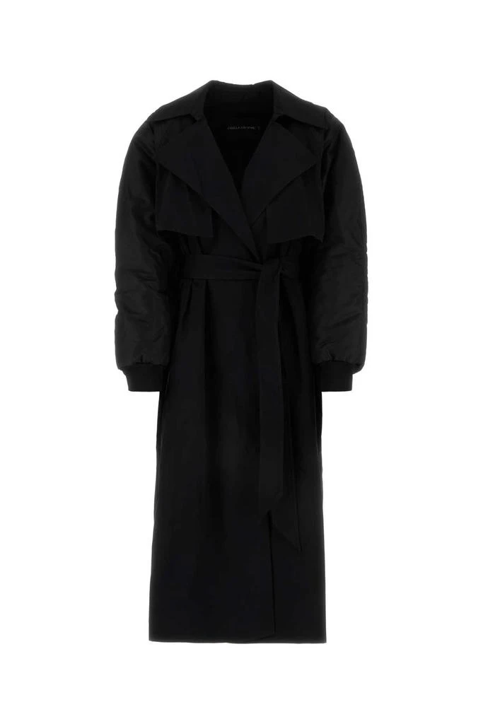 CAMILLA AND MARC Black Polyester Emmerson Trench Coat 1