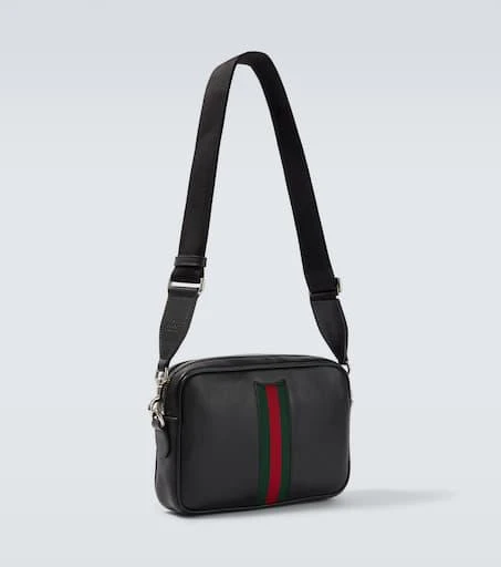 Gucci Web Trademark Small leather crossbody bag 5