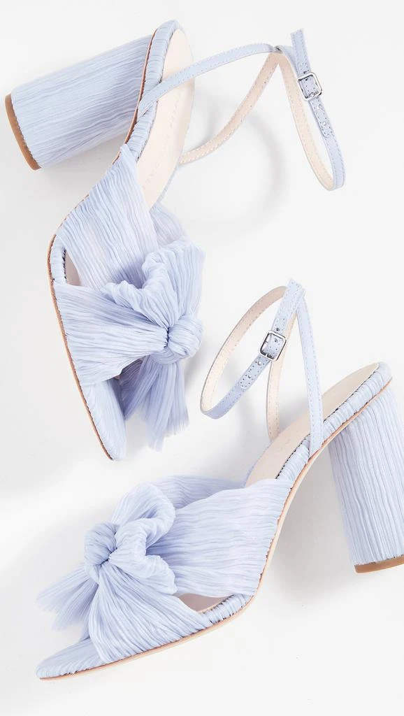 Loeffler Randall Camellia Pleated Bow Heel with Ankle Strap 4