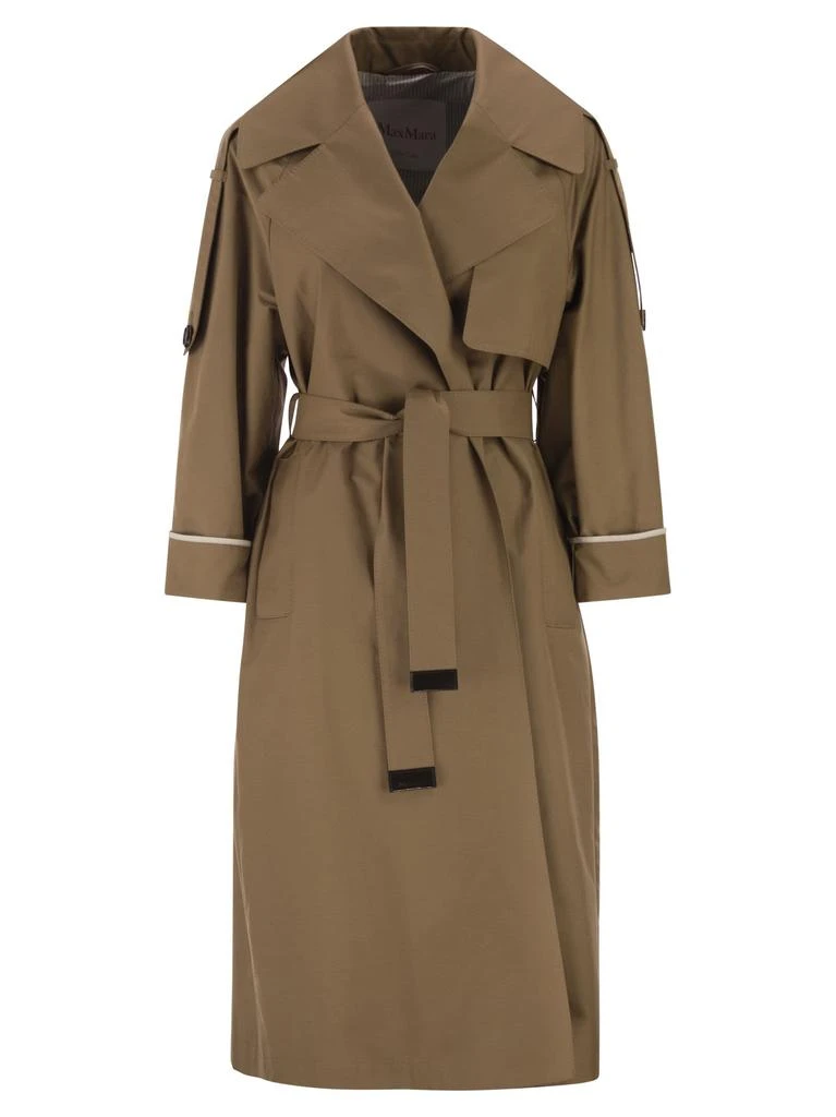 Max Mara Mtcutrench - Trench Coat In Water-Repellent Twill