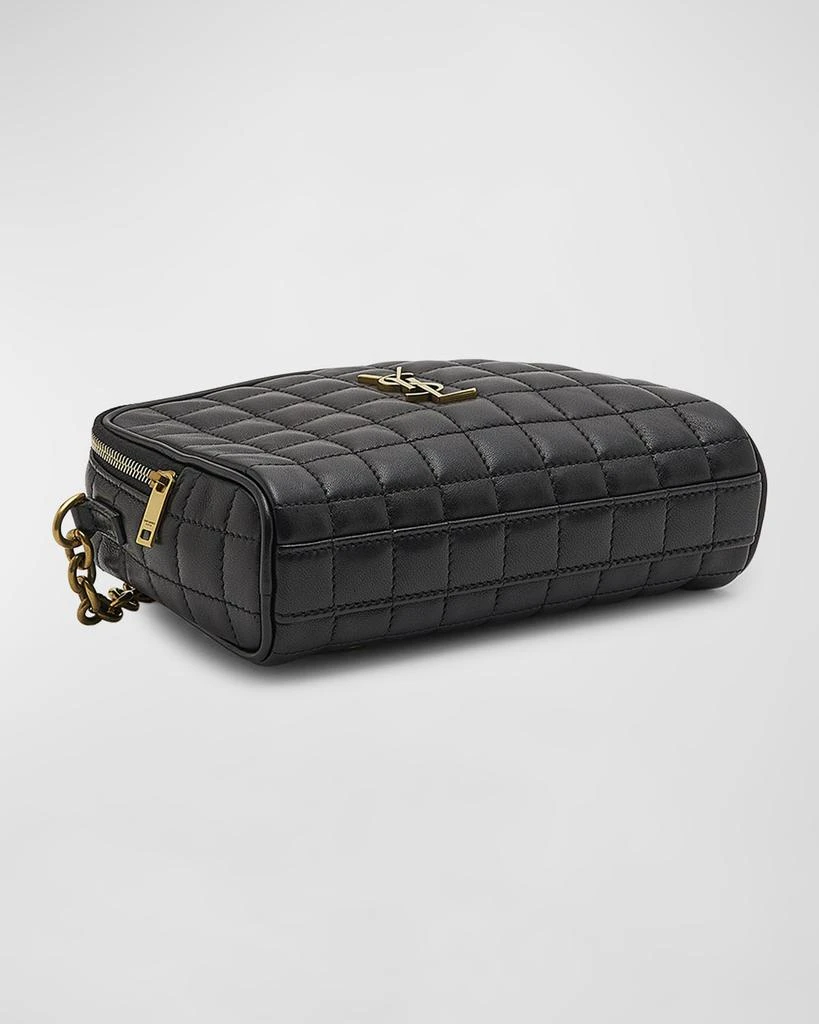 Yves Saint Laurent Cassandre Mini YSL Camera Bag in Quilted Smooth Leather 7