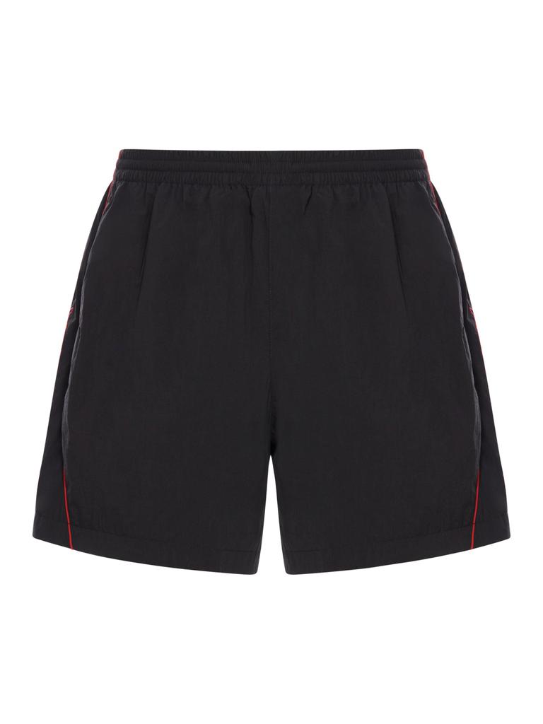 Balenciaga BERMUDA SHORTS IN TECHNICAL FABRIC WITH LOGO