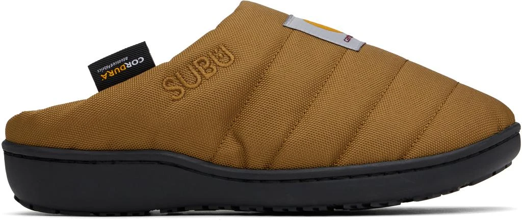 Carhartt WIP Brown SUBU Edition Cordura Slippers 1