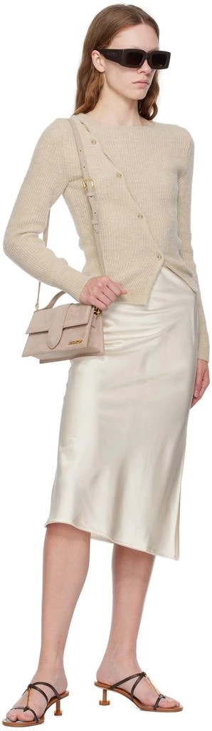 Jacquemus Beige Le Chouchou 'La Maille Pau' Cardigan 4