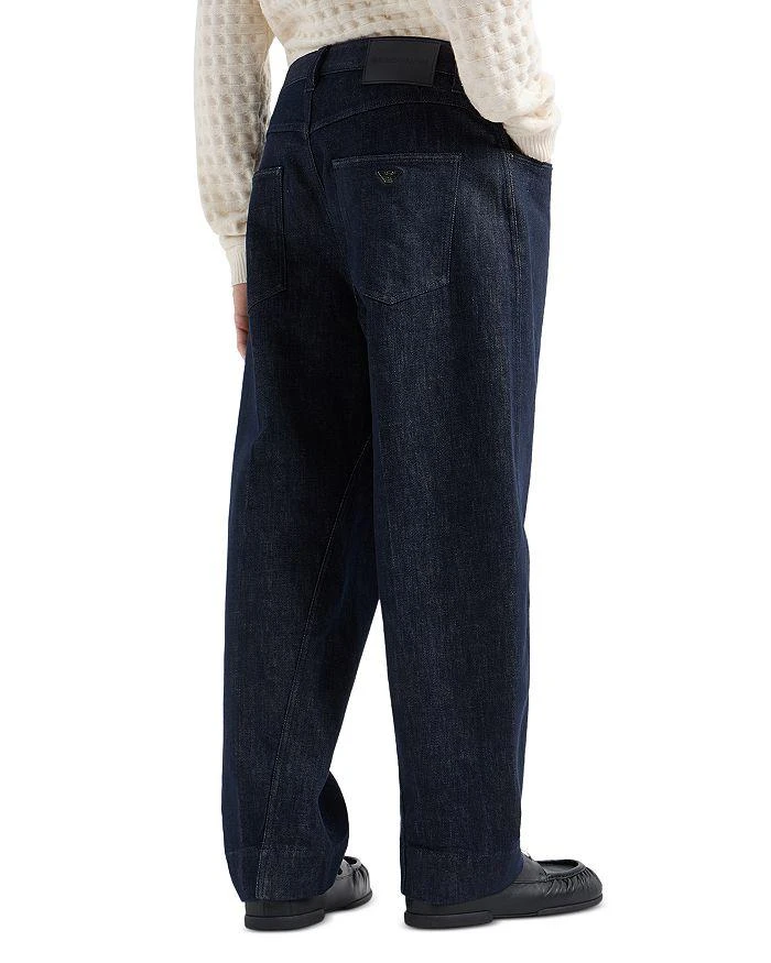 Emporio Armani Baggy Fit Jeans in Dark Blue 3