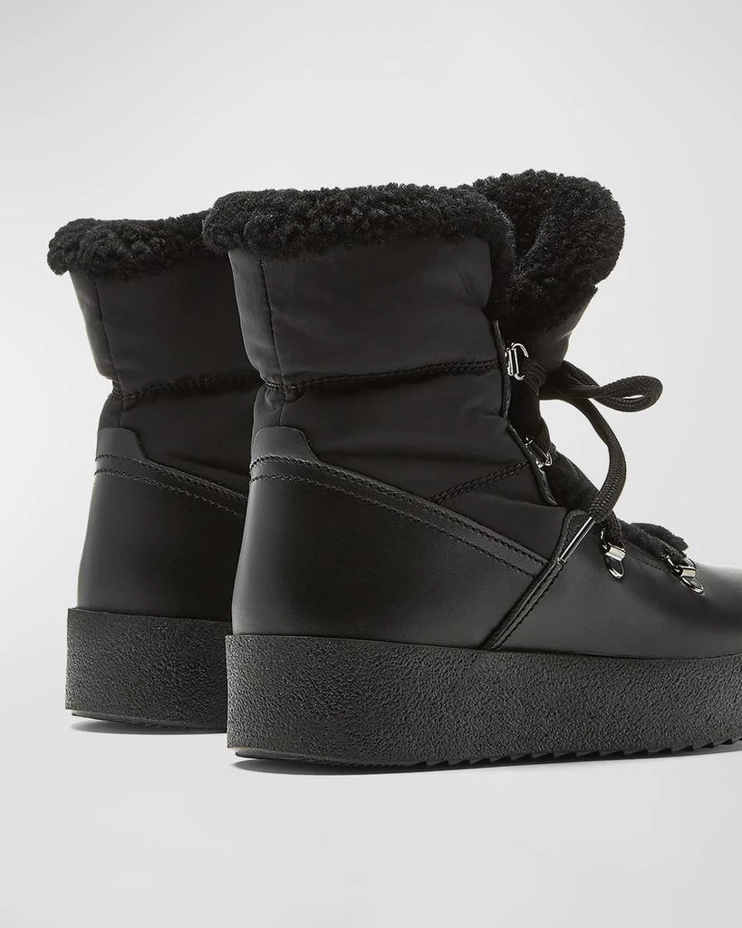 La Canadienne Eddie Nylon Shearling Lace-Up Winter Boots 4
