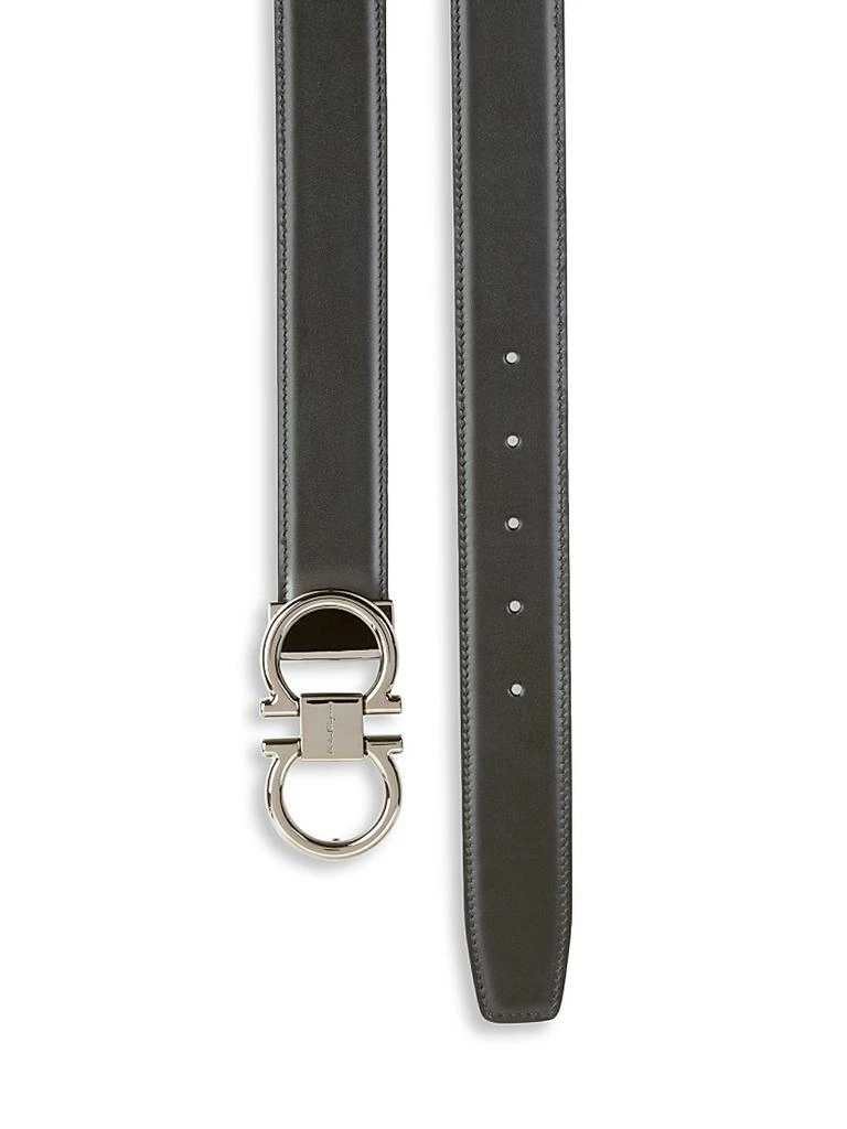 Salvatore Ferragamo Gancini Buckle Cut-to-Size Reversible Belt 2