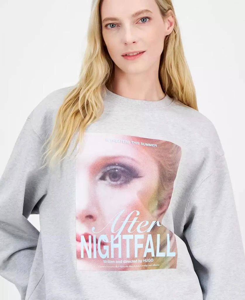 Hugo Boss Women's After Nightfall Cotton Sweatshirt 3
