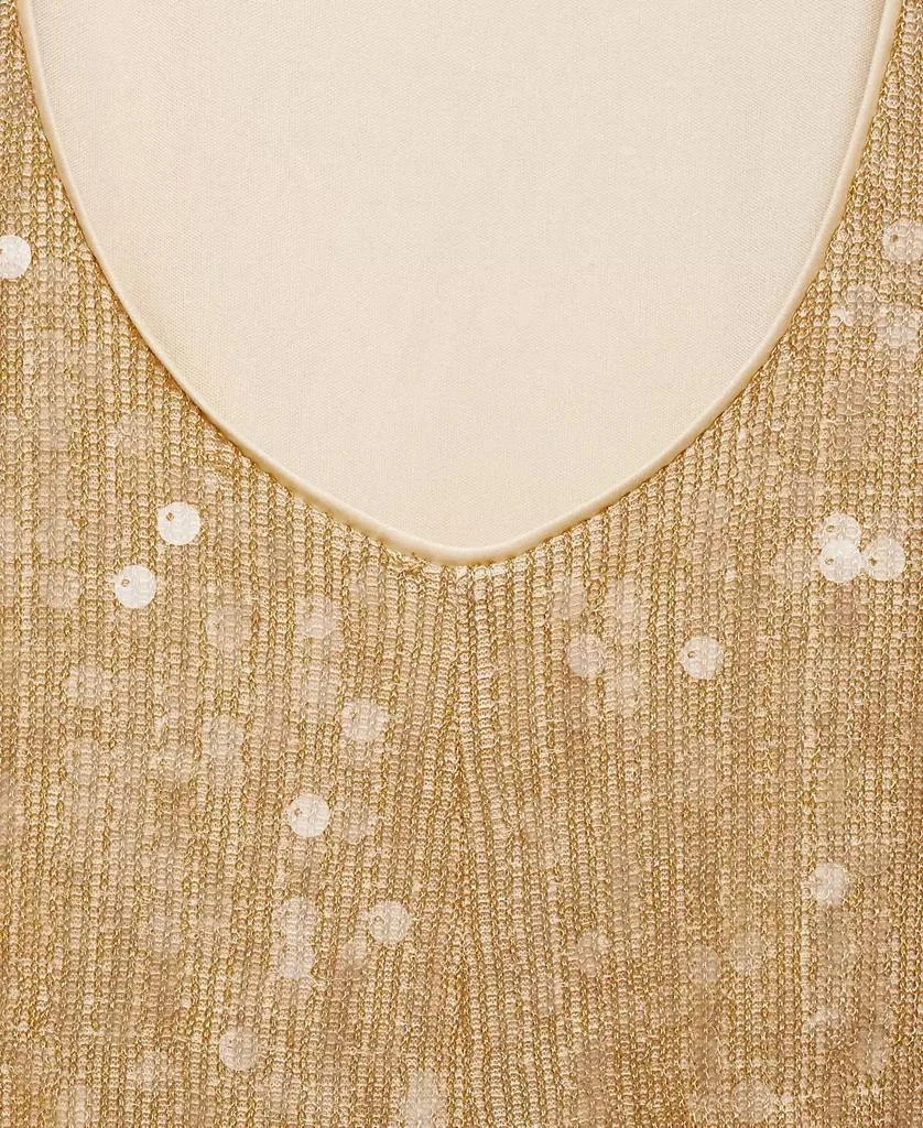 Mango Women's Scoop-Back Sequin Dress 2