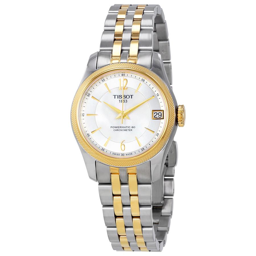 Tissot T-Classic Ballade Automatic Mother of Pearl Dial Ladies Watch T108.208.22.117.00