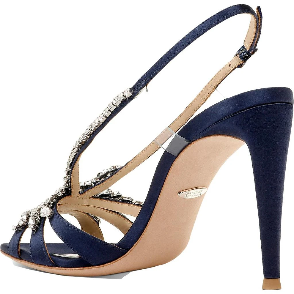 Badgley Mischka Badgley Mischka Womens JACQUELINE Satin Stiletto Evening Sandals 3