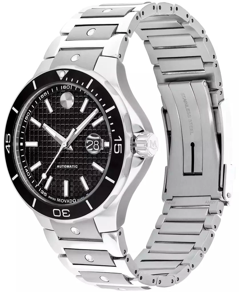 Movado Men's S.E. Diver Swiss Automatic Stainless Steel Watch, 43mm 2