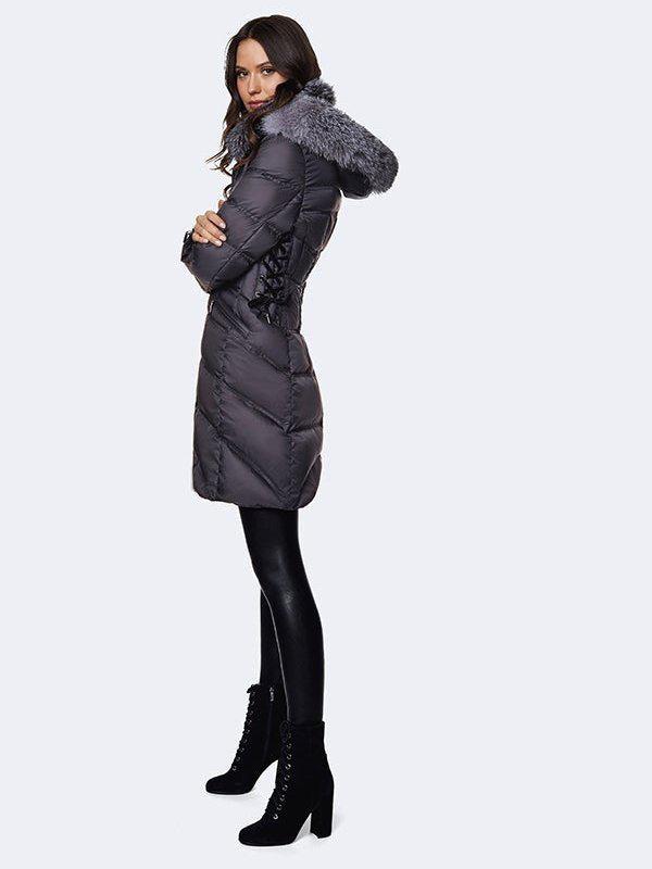 Dawn Levy Cloe Fur Coat, Storm