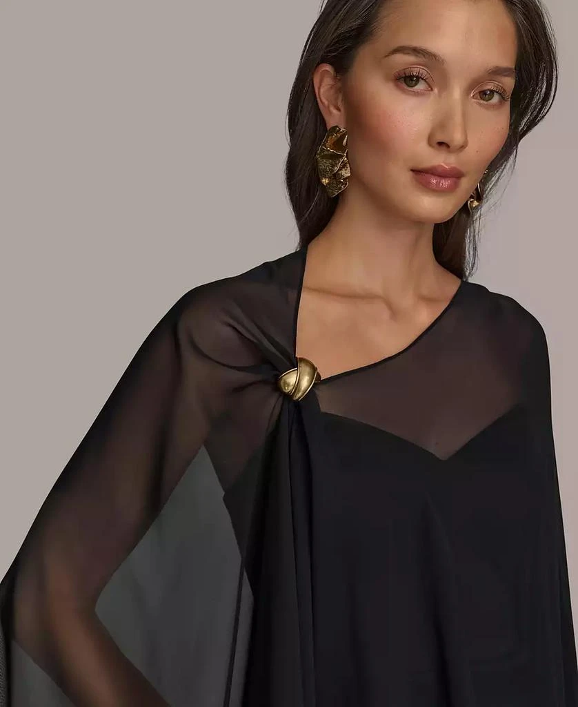 Donna Karan Women's Chiffon Formal Cape 3