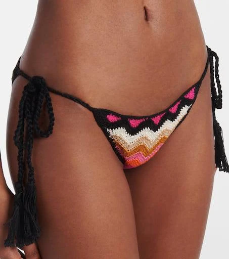 ANNA KOSTUROVA Striped cotton bikini bottoms 4