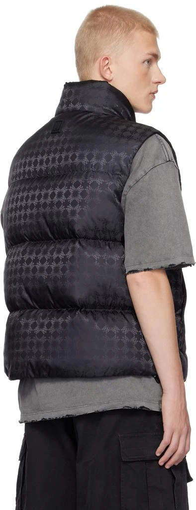 AMIRI Black MA Quad Jacquard Down Vest 3