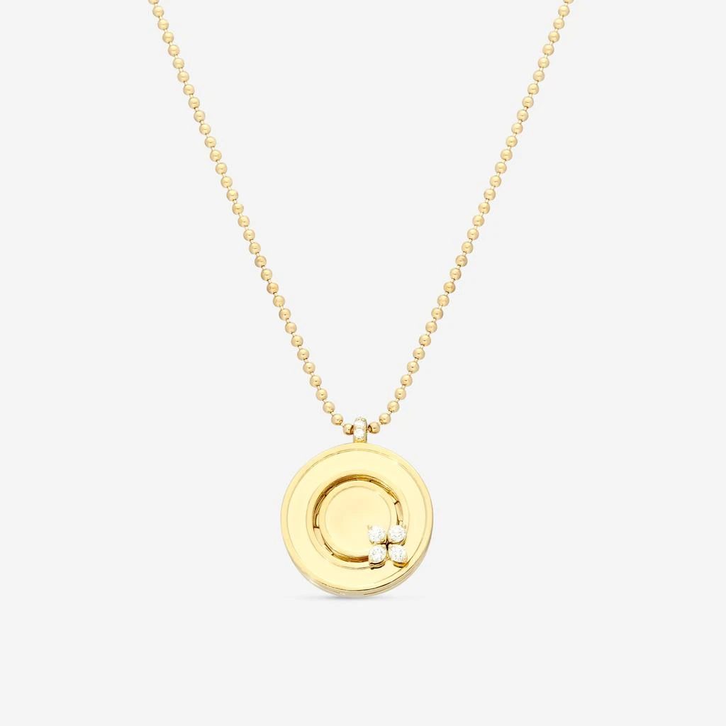 Roberto Coin Roberto Coin Love in Verona 18K Yellow Gold Diamond Pendant Necklace 8883124AY17X 1