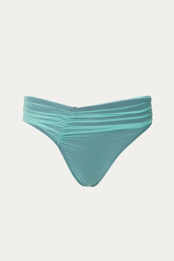 BETH RICHARDS Mesh Delrey Bikini Bottom In Mint