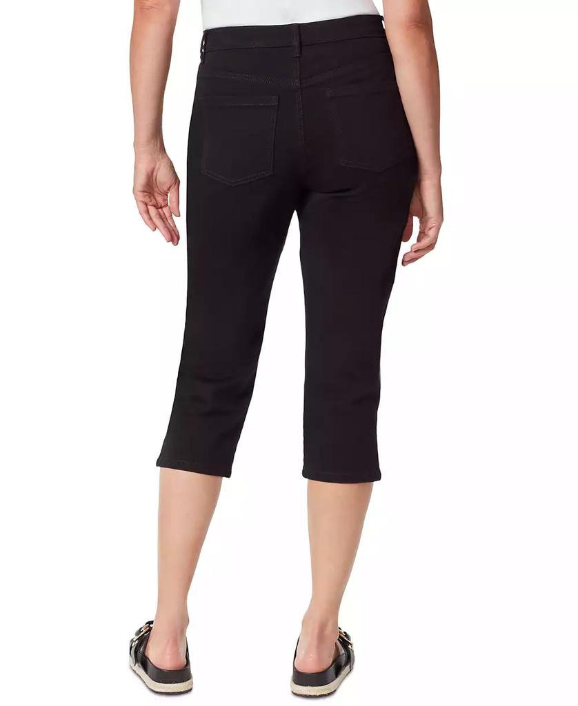 Gloria Vanderbilt Women's Amanda Slit-Hem High-Rise Capris Jeans