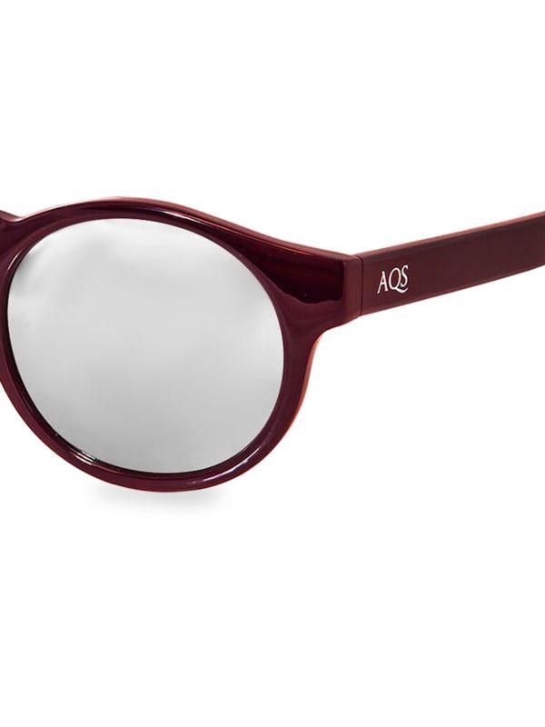 AQS BENNI 49MM Round Sunglasses