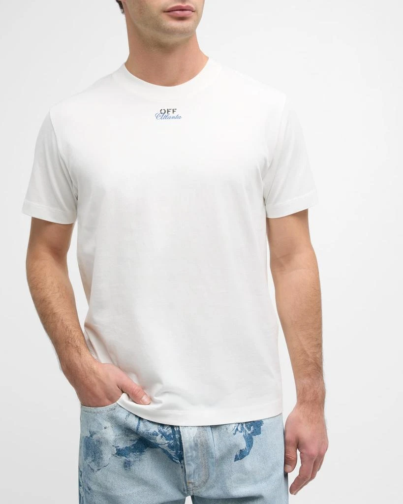 Off-White Men's Atlanta City Printed T-Shirt 6