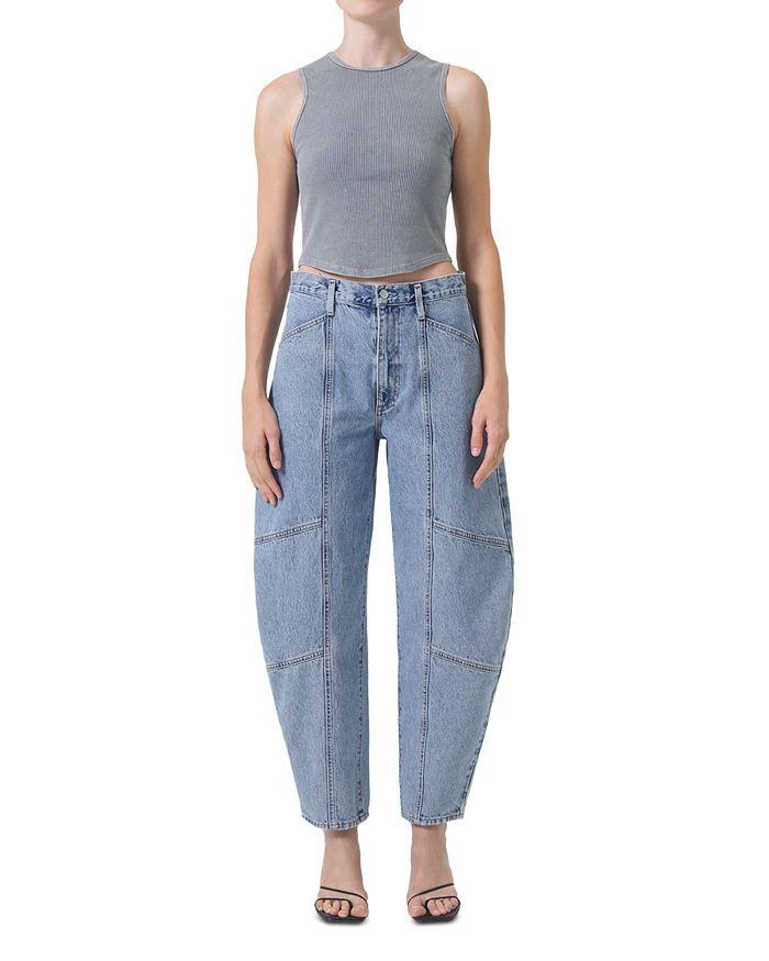 AGOLDE Mara Bowed Jeans in Effect 3