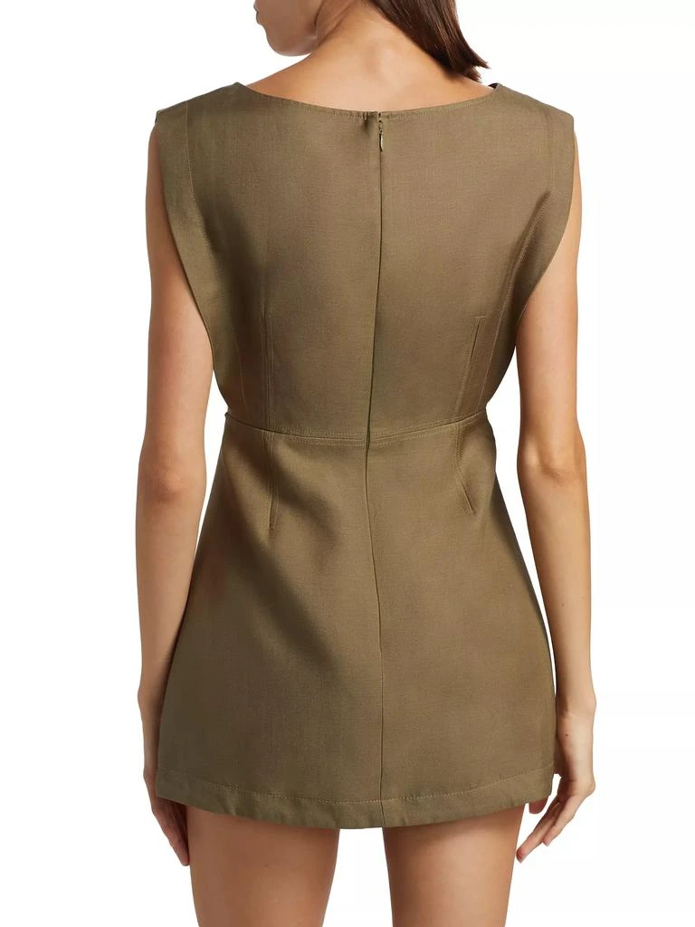 Grindale Cut Out Sleeveless Minidress  On Sale Now with Up to 50% Off |  Discover Exclusive Deals & Savings at BeyondStyle  Authentic Acler women's  apparel|boatneck|contemporary|dresses|sleeveless|solid|sheath|mini-length|women's|Women's  with Limited ...